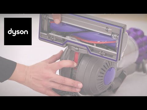 Dyson Small Ball™ vacuum. Checking the head and base for blockages
