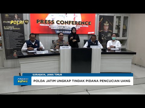 POLDA JATIM BERHASIL UNGKAP TPPU SENILAI RP 30,1 MILLIAR