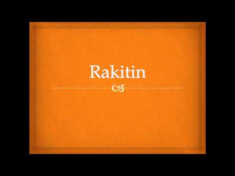 Rakitin Pronunciation - A Month in the Country