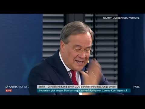 Merz, Laschet und Röttgen in Berlin  AfD Bashing von zwei Kandidaten, außer Merz  17 10 2020