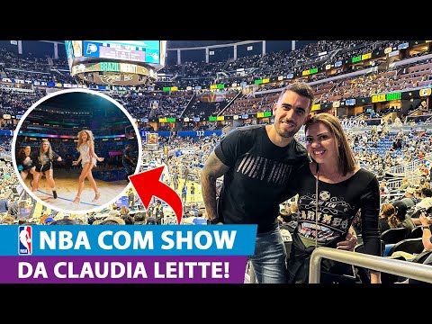 Jogo da NBA com show da Claudia Leitte em Orlando! Noite brasileira nos Estados Unidos! Amway Center