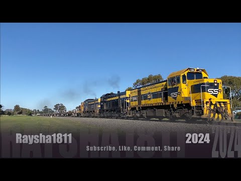 9165 - T386-T364-T395 (SSR Maintenance) Bannockburn - Australian Trains by Raysha1811
