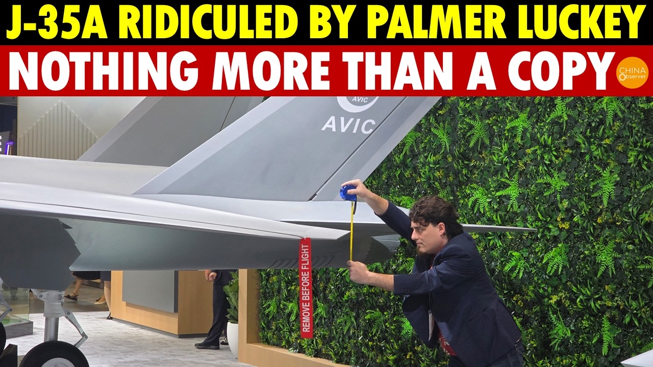 China’s Latest Stealth Jet ‘J-35A’ Mocked by US Defense Mogul Palmer Luckey as a Failed Copy