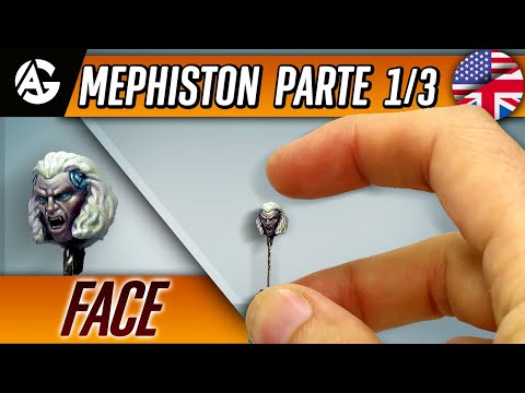 ❤️How to Paint MEPHISTON ❤️"FACE" - Angel GiraldeZ