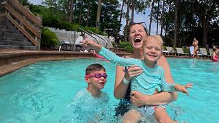 Disney Cool Kids Summer Staycation! | Bluey At Animal Kingdom, Trying NEW Snacks & Pool Party Time!