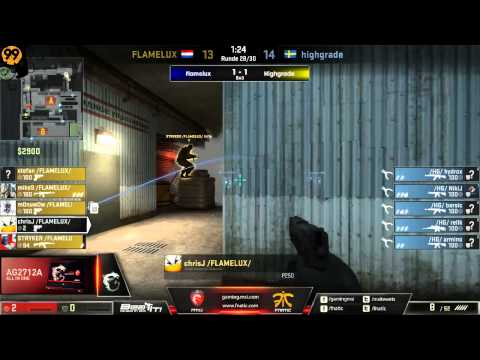 Flamelux vs. highgrade | MSI Beat it! 2013 | de_train Map 3