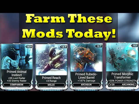 Farm These Primed Mods Before They Leave With Baro Ki'Teer