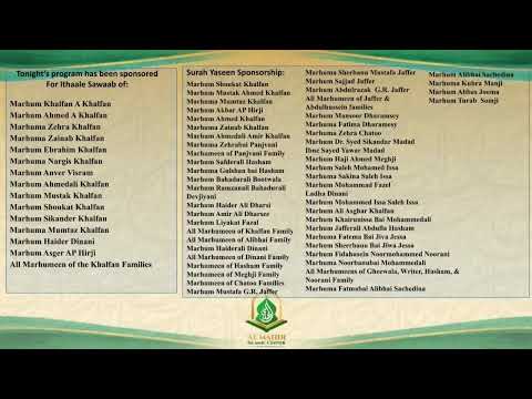 Mahe Ramadhan 1443 - 24th  Night Program 04/25/2022