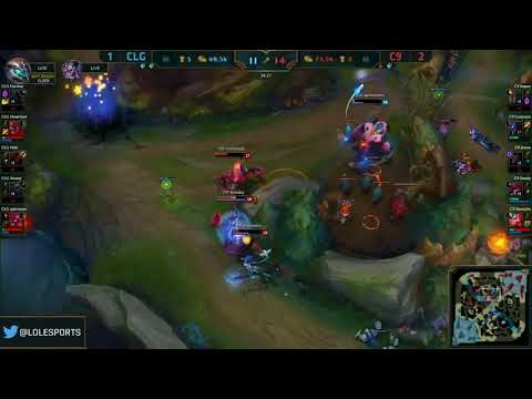 [EPIC] CLG (Stixxay Tristana) VS C9 (Sneaky Xayah) Game 4 Highlights - 2017 NA Regional Qualifier
