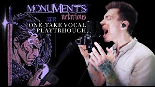 MONUMENTS - NEFARIOUS (One-Take Vocal Playthrough)
