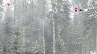 Düzcenin Yüksek Kesimlerinde Kar Kalınlığı 1 Metreyi Buldu