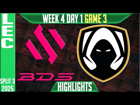 BDS vs TH Game 3 Highlights | LEC W4D1 Split 3 | Team BDS vs Team Heretics