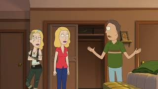 Rick and Morty Season 6 - Jerry Finds Out About Beth and Space Beth