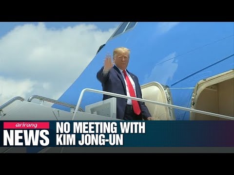 Trump says he will not meet Kim Jong-un during trip to S. Korea this weekend