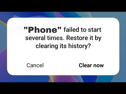 How to fix phone failed to start several times. restore it by clearing history problem 2023