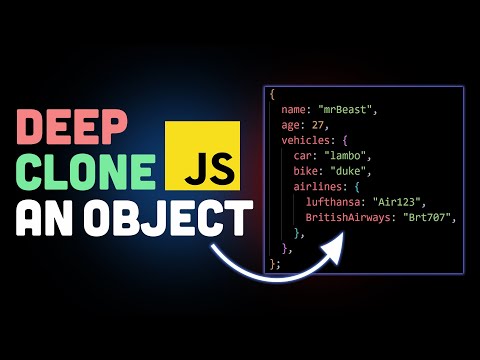 How To Deep Clone A Nested Object Without Using Libraries Javascript Interview Question