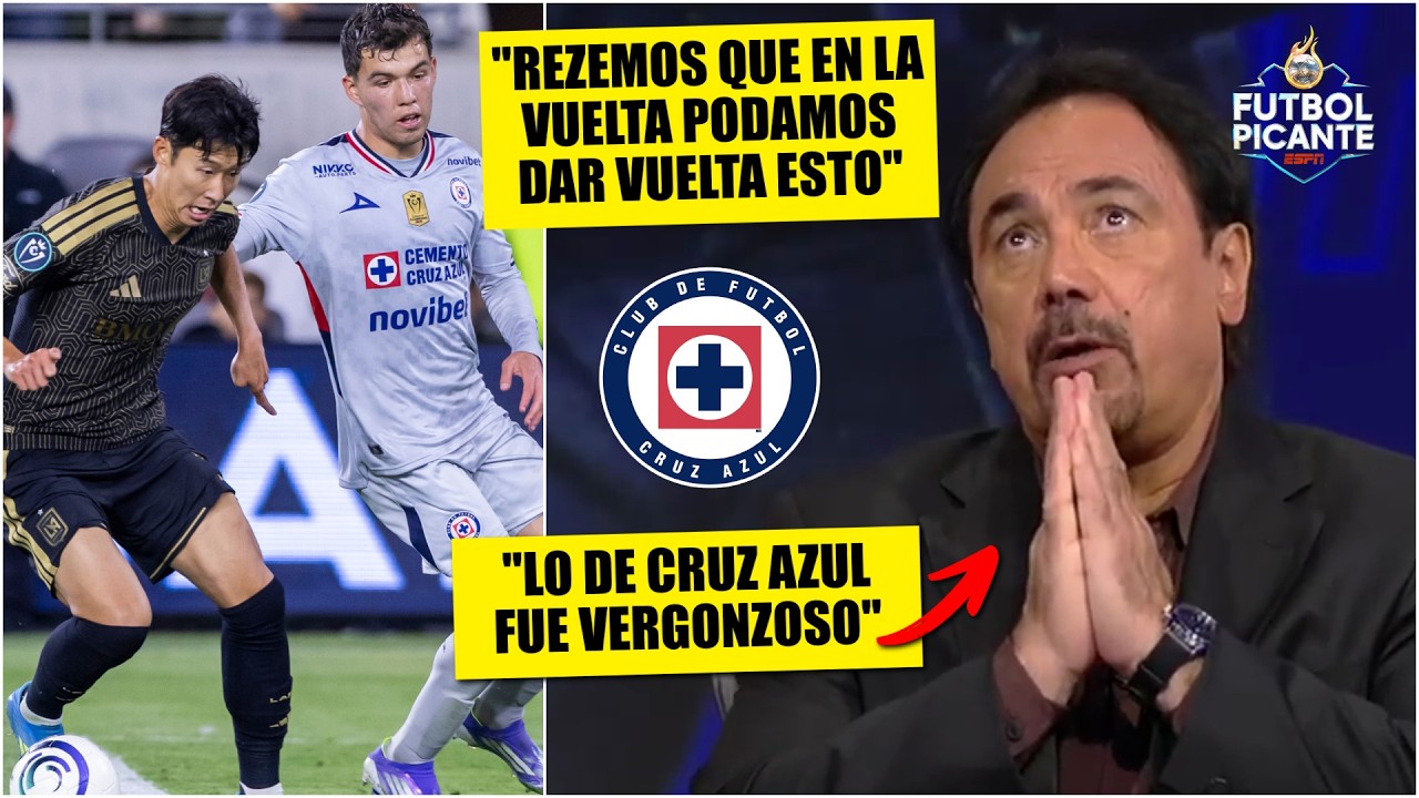 Hugo Sánchez SE BURLA de ESCANDALOSA derrota de CRUZ AZUL 3-0 ante LAFC en CONCACAF | Futbol Picante