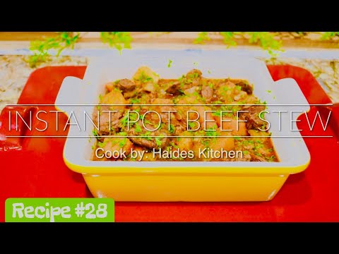 INSTANT POT BEEF STEW