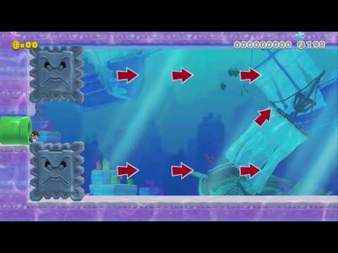 The Fastest Swimmer by Treecks - Super Mario Maker 2 - No Commentary 1bx 1by