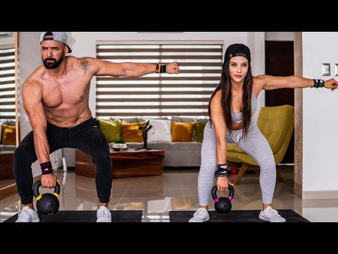 Ganzkörper zu Hause ? 4 Min Kettlebell Workout
