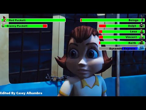 Hoodwinked! (2005) Final Battle with healthbars