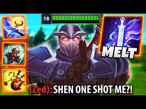 Shen should not be allowed to do THIS much damage... (25% HP ON-HIT DAMAGE)