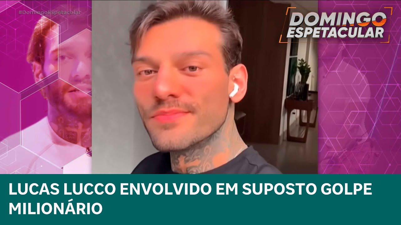 Lucas Lucco enfrenta processo milionário por quebra de contrato | Domingo Espetacular