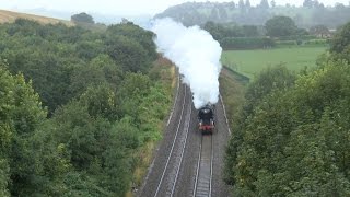 preview picture of video 'FullHD 34046 BRAUNTON Weymouth Seaside Express 10th August 2014'