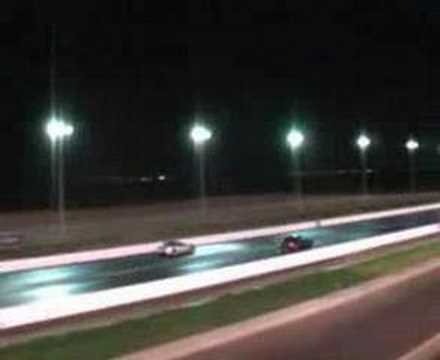 impreza wrx vs Sl55 AMG drag race 12.9 JRW