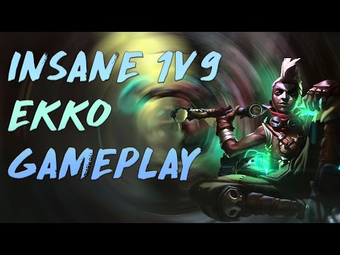 1v9 Unstoppable Challenger Ekko Game - Ft. Tilterella (16/4/4)
