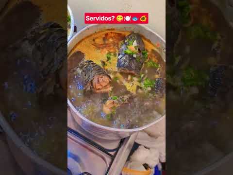 Hora sagrada! 🙏😋🍽️🐠🙏#amazonas #manaquiri #comunidade #caldeirada #bodo #almoço #guaranifc
