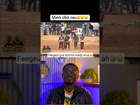Ada Fass ak Eumeu Séne mdr😂😂😂 #adafass #eumeusene #senegal #luttesénégalaise #viral #shorts #fyp