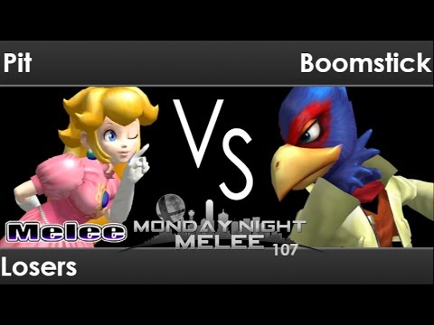 MNM 107 - Pit (Peach) vs Boomstick (Falco) Losers - Melee