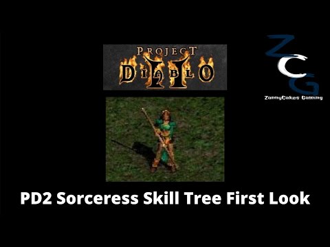 Project Diablo 2 Sorceress Skill Tree First Look
