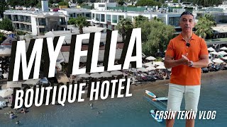 MY Ella Butik Otel Vlog. Bodrum Yahşi'de, denize sıfır yapısı ve yenilenmiş kons