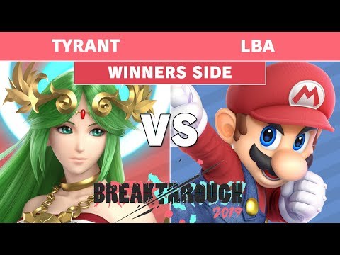 BreakThrough 2019 - Tyrant (Palutena) Vs LBA (Mario) Winner Side - Smash Ultimate