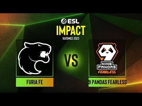 FURIA fe vs 9 Pandas Fearless | Map 1 Mirage | ESL Impact Katowice 2023