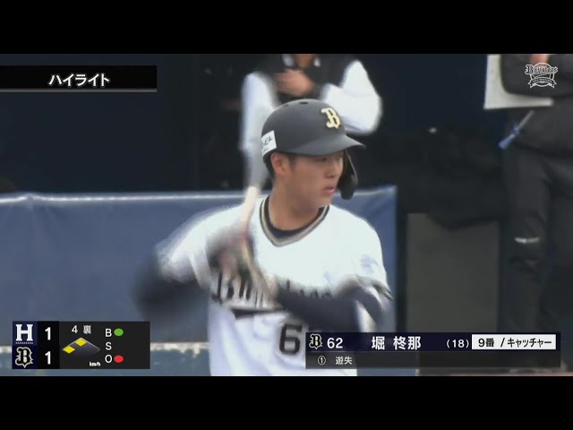 【ファーム】4月5日 オリックス・バファローズ 対 くふうハヤテベンチャーズ静岡 ハイライト