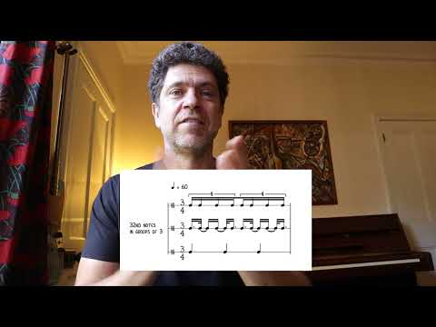 Dotted 32nd notes on 3/4 and 4/4 #shorts