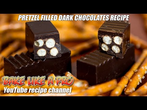 Easy Dark Chocolate Pretzel Filled Chocolates Recipe