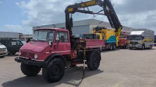 待售通用公共机械 Unimog 416/U1100  4x4 - Hiab PK4600A - Flatbed - Winch - Towing - 图像 4 | Autoline CN 通用公共机械 Unimog 416/U1100  4x4 - Hiab PK4600A - Flatbed - Winch - Towing | 图像 4 - Autoline