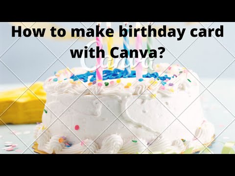How to make birthday card with Canva Urdu Hindi Lesson 3
