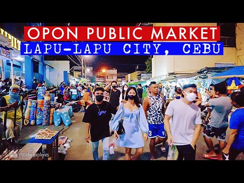 🔥[4K #CEBU 🇵🇭] ▶︎ MERCADO PÚBLICO DA CIDADE DE LAPU-LAPU Atualização de novembro de 2022 | Passeio a pé | #Filipinas