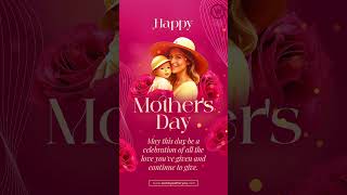Free to Share Animated Happy Mother's Day Card Greetings | WordsJustforYou.com #shorts #mothersday
