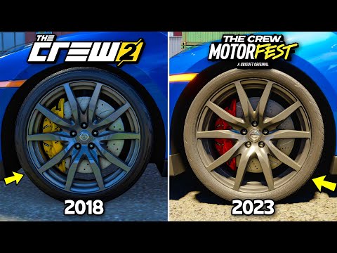 The Crew Motorfest vs The Crew 2 - Physics and Details Comparison