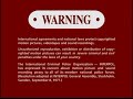 Columbia Tristar FBI Warning Warning Attention Film Modified Screen 1999
