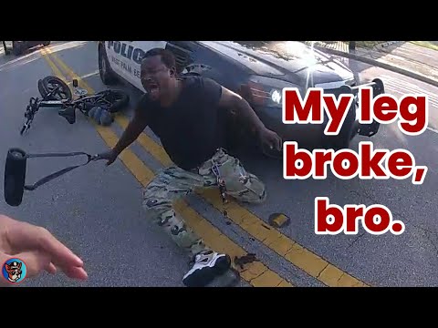 Career Criminal Tries to Outrun Cops on an E-Bike