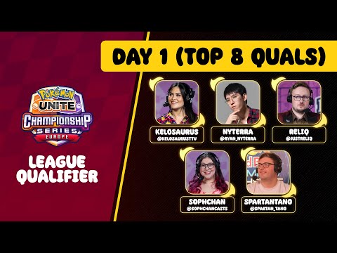 ✨ UCS Europe League Qualifier ✨ Day 1 - Top 8 Qualifiers ✨ Pokemon UNITE ✨