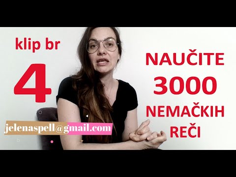 NEMAČKI -VIDEO KOJI ĆE POGLEDATI SVAKO KO OZBILJNO UČI NEMAČKI - NAUČIMO ZAJEDNO 3000 NEMAČKIH REČI