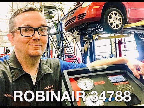 How to use the Robinair 34788 Air Conditioning Recovery Machine